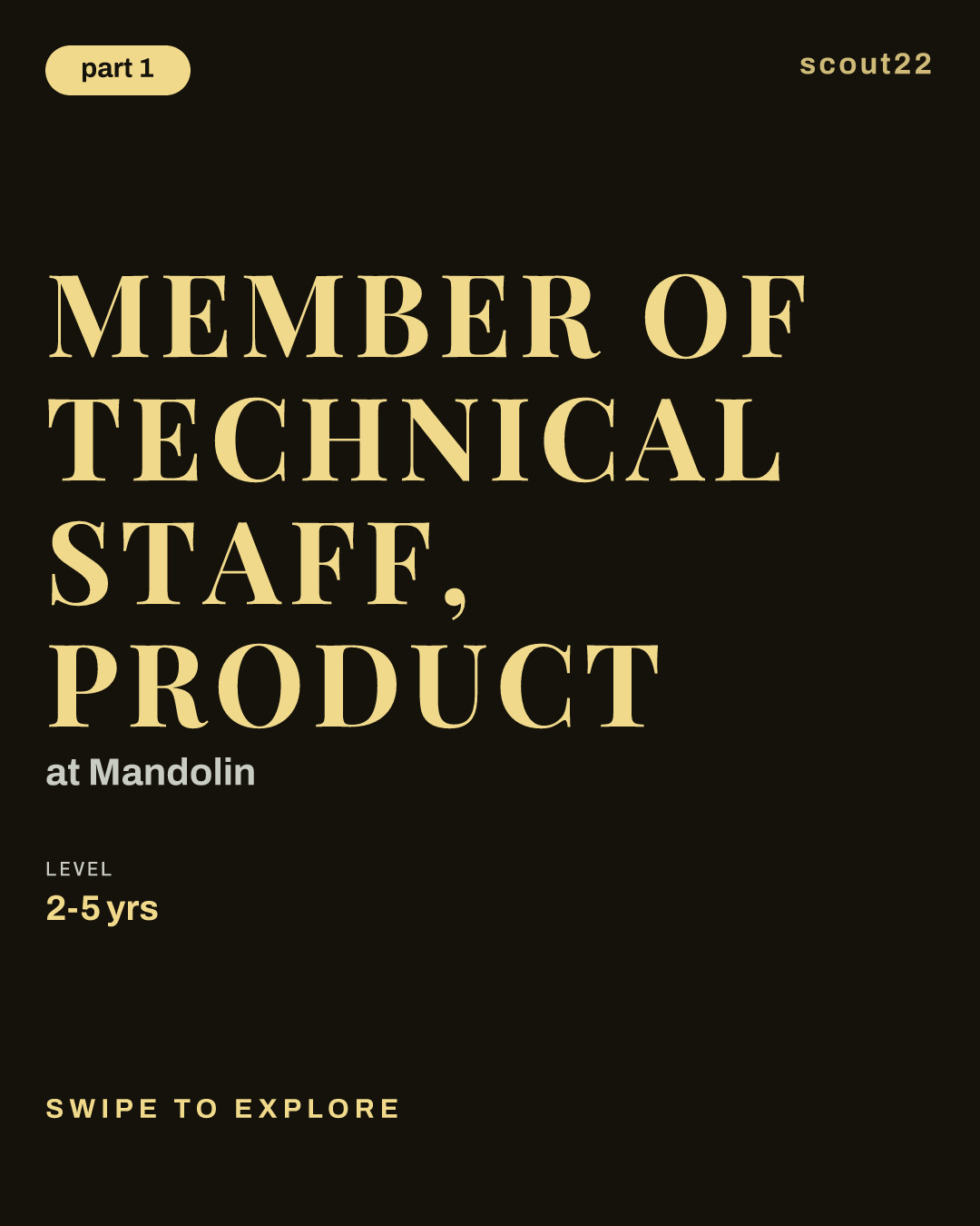 Member of Technical Staff, Product at Mandolin