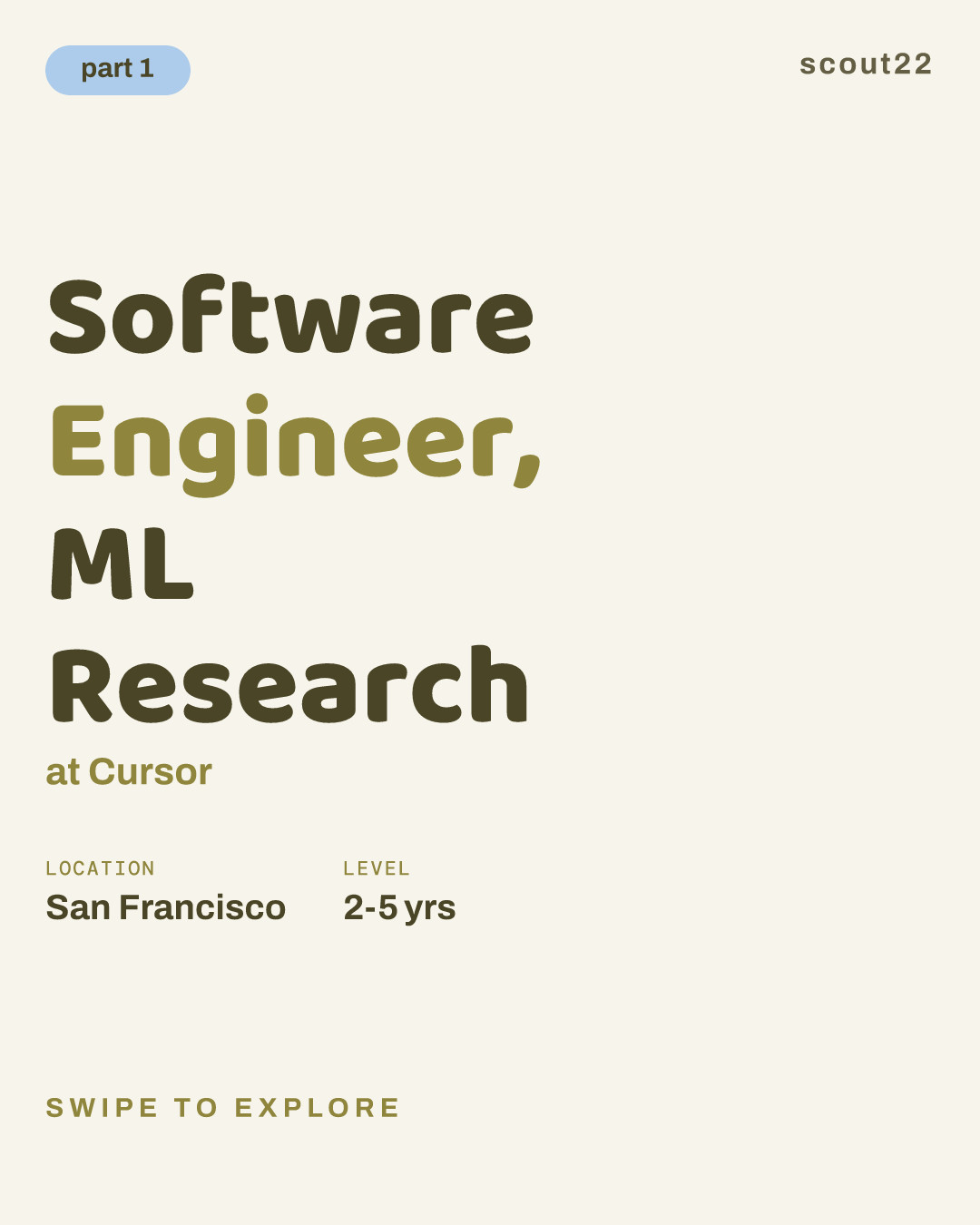 Software Engineer, ML Research at Cursor