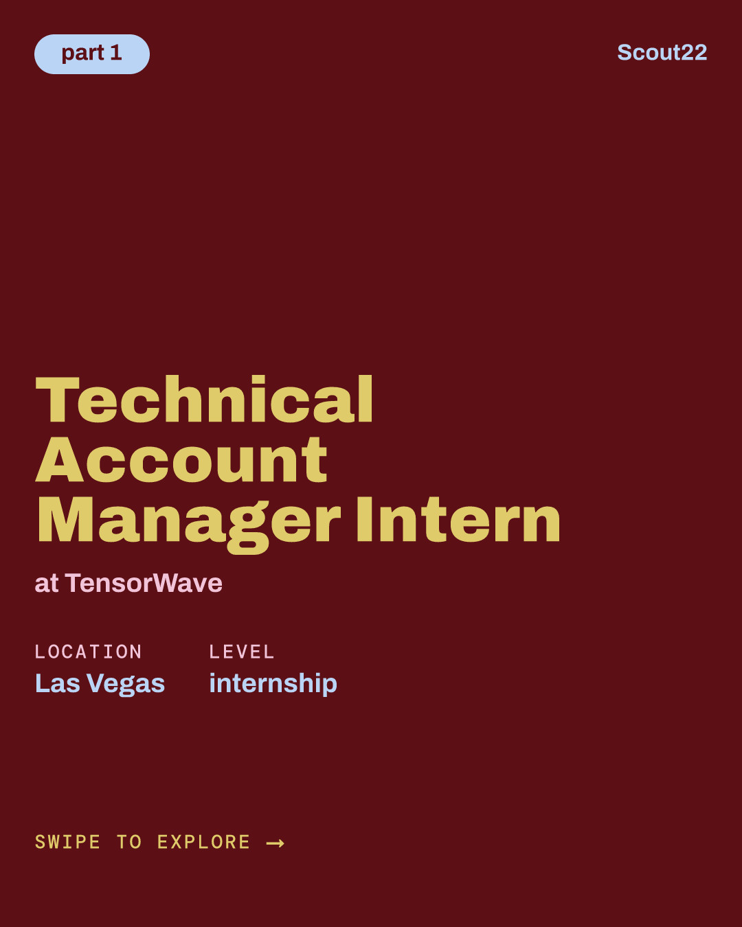 Technical Account Manager Intern at TensorWave