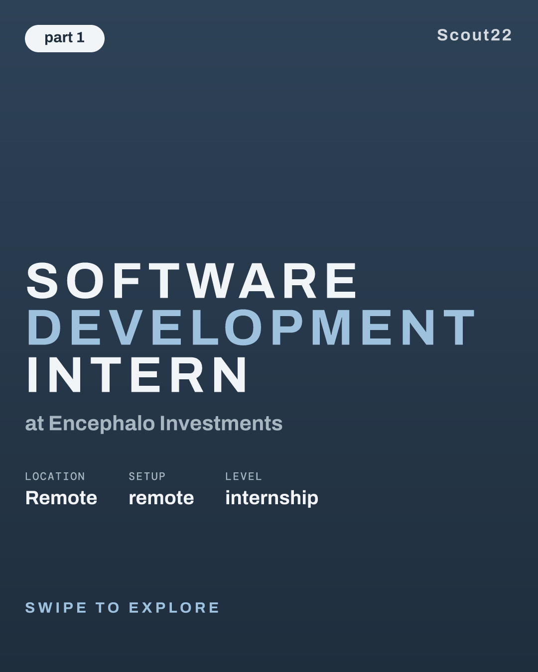 Software Development Intern at Encephalo Investments