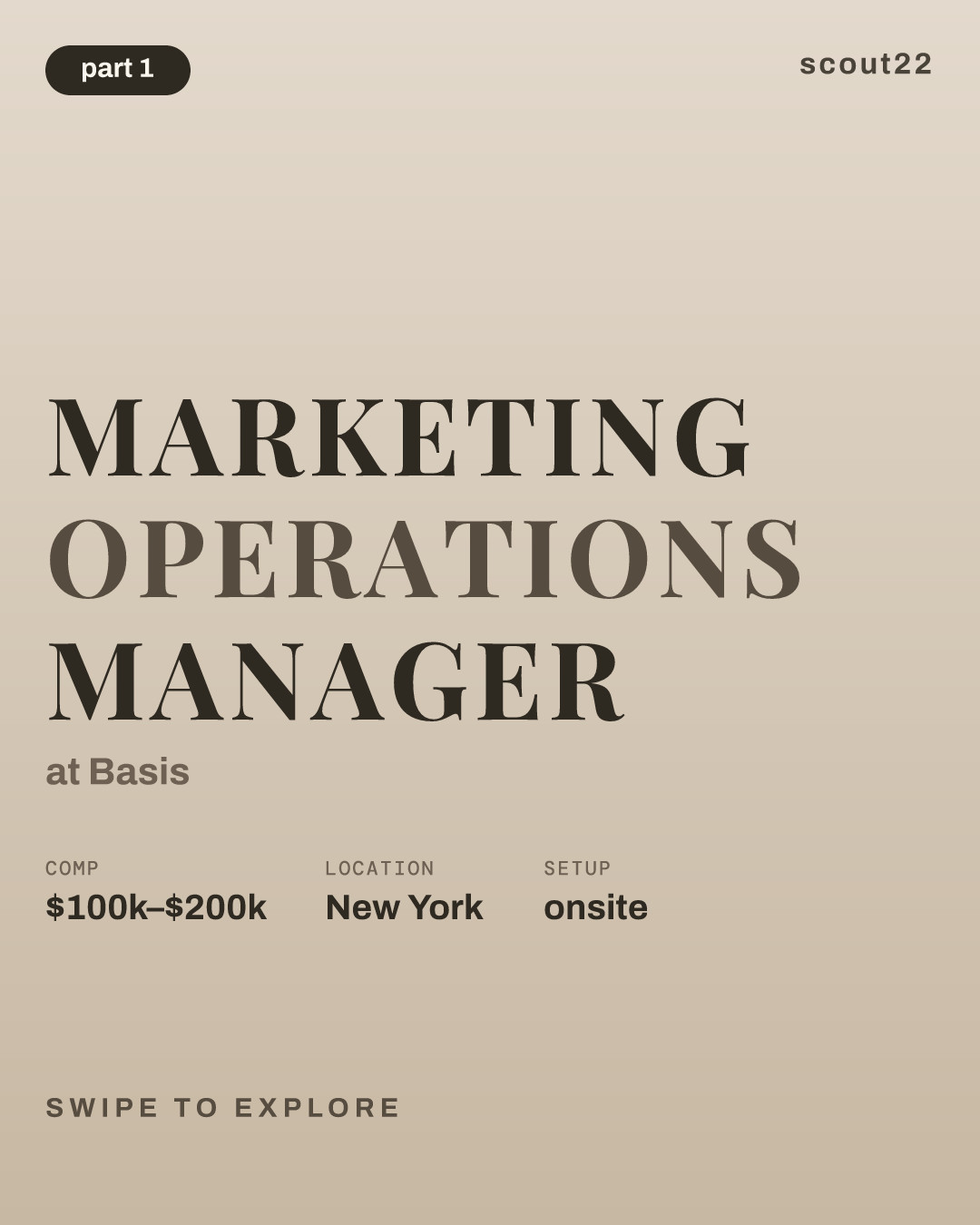 Marketing Operations Manager at Basis