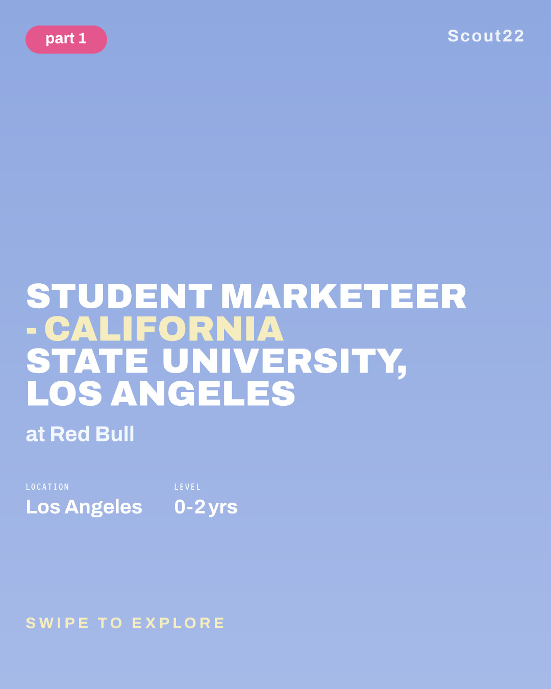 Student Marketeer - California State University, Los Angeles at Red Bull