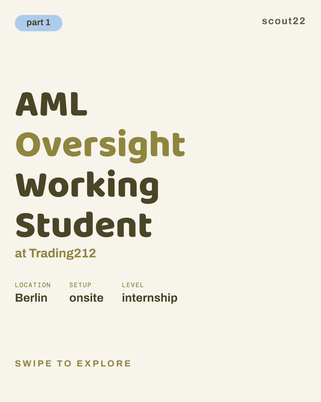 AML Oversight Working Student at Trading212