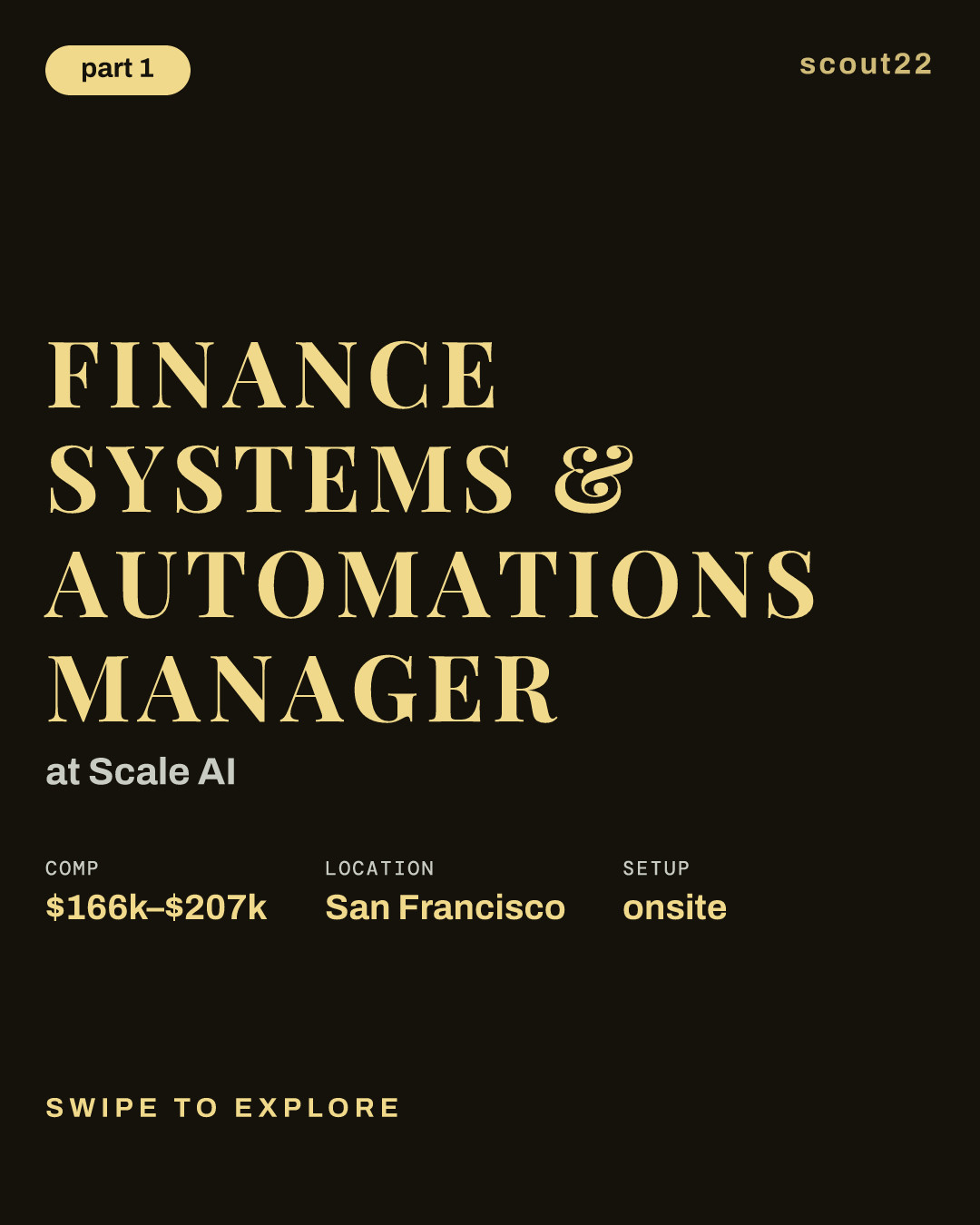 Finance Systems & Automations Manager at Scale AI