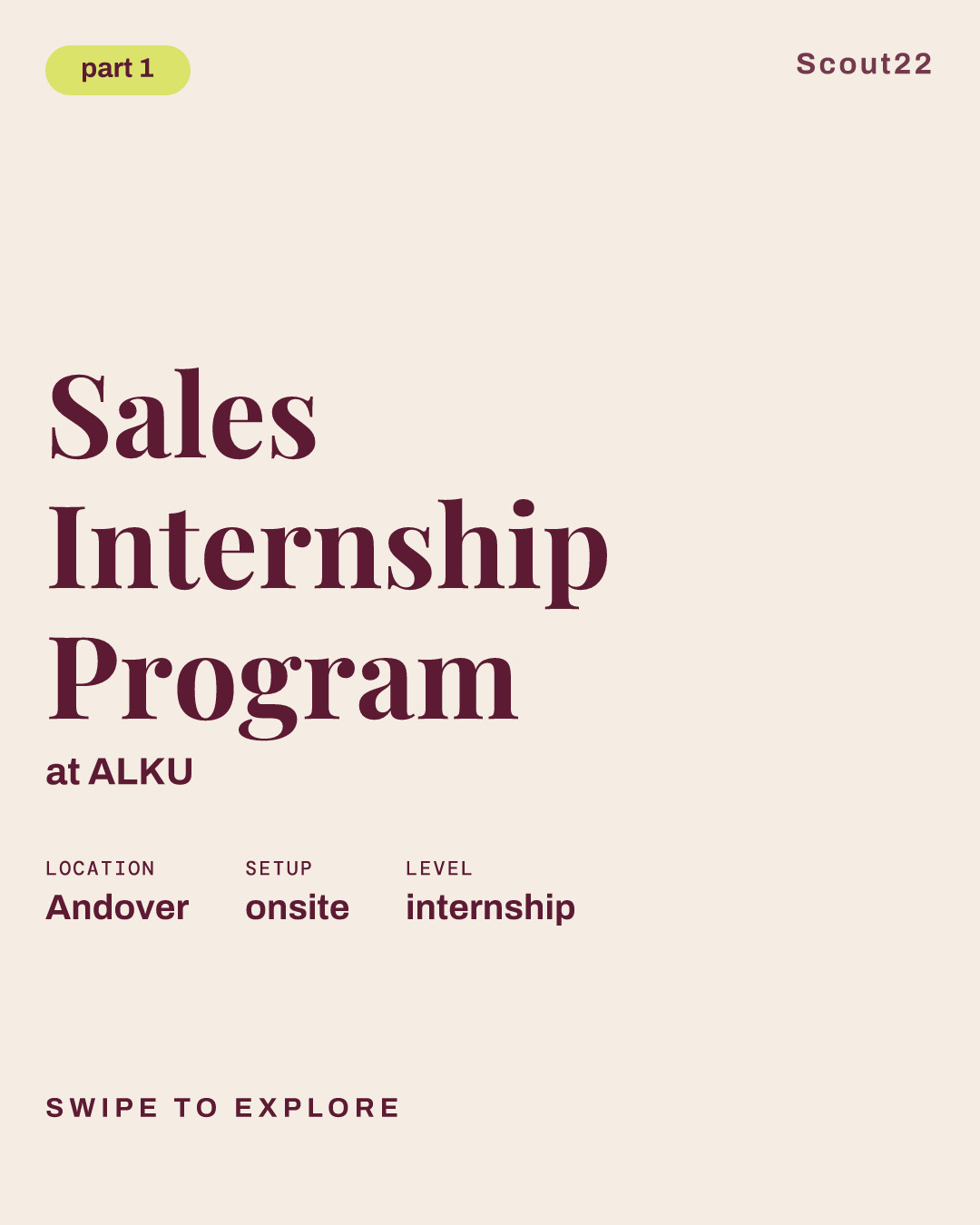 Sales Internship Program at ALKU