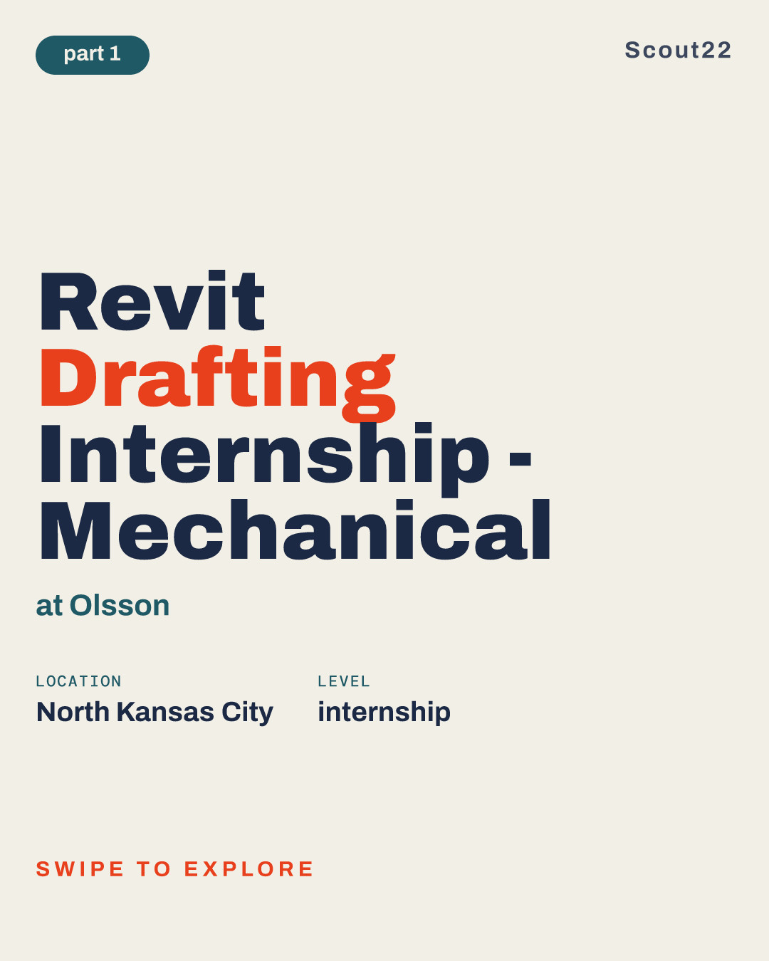 Revit Drafting Internship - Mechanical at Olsson