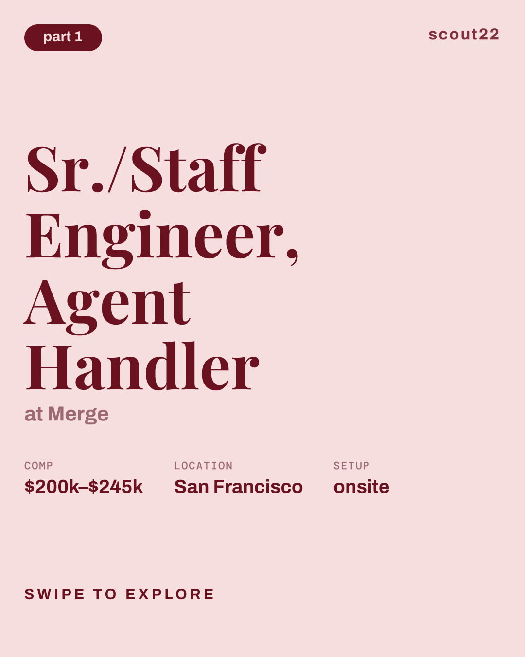 Sr./Staff Engineer, Agent Handler at Merge