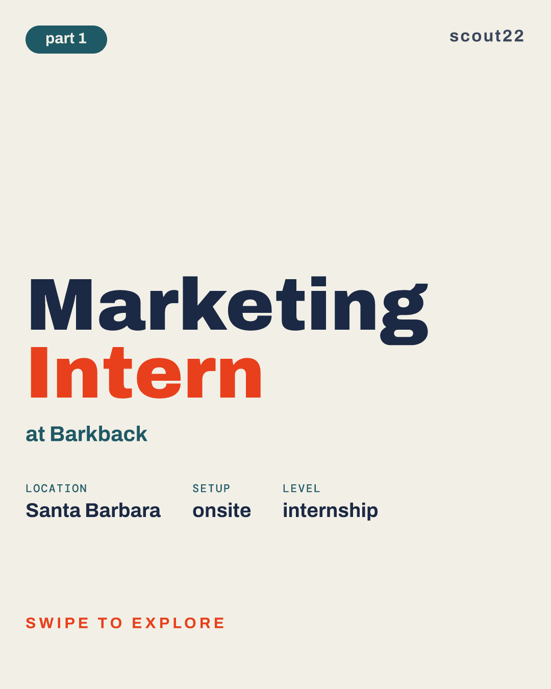 Marketing Intern at Barkback