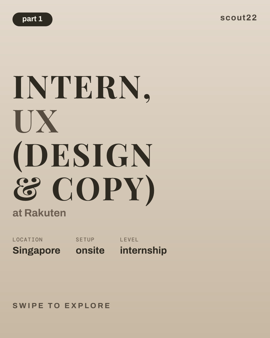 Intern, UX (Design & Copy) at Rakuten