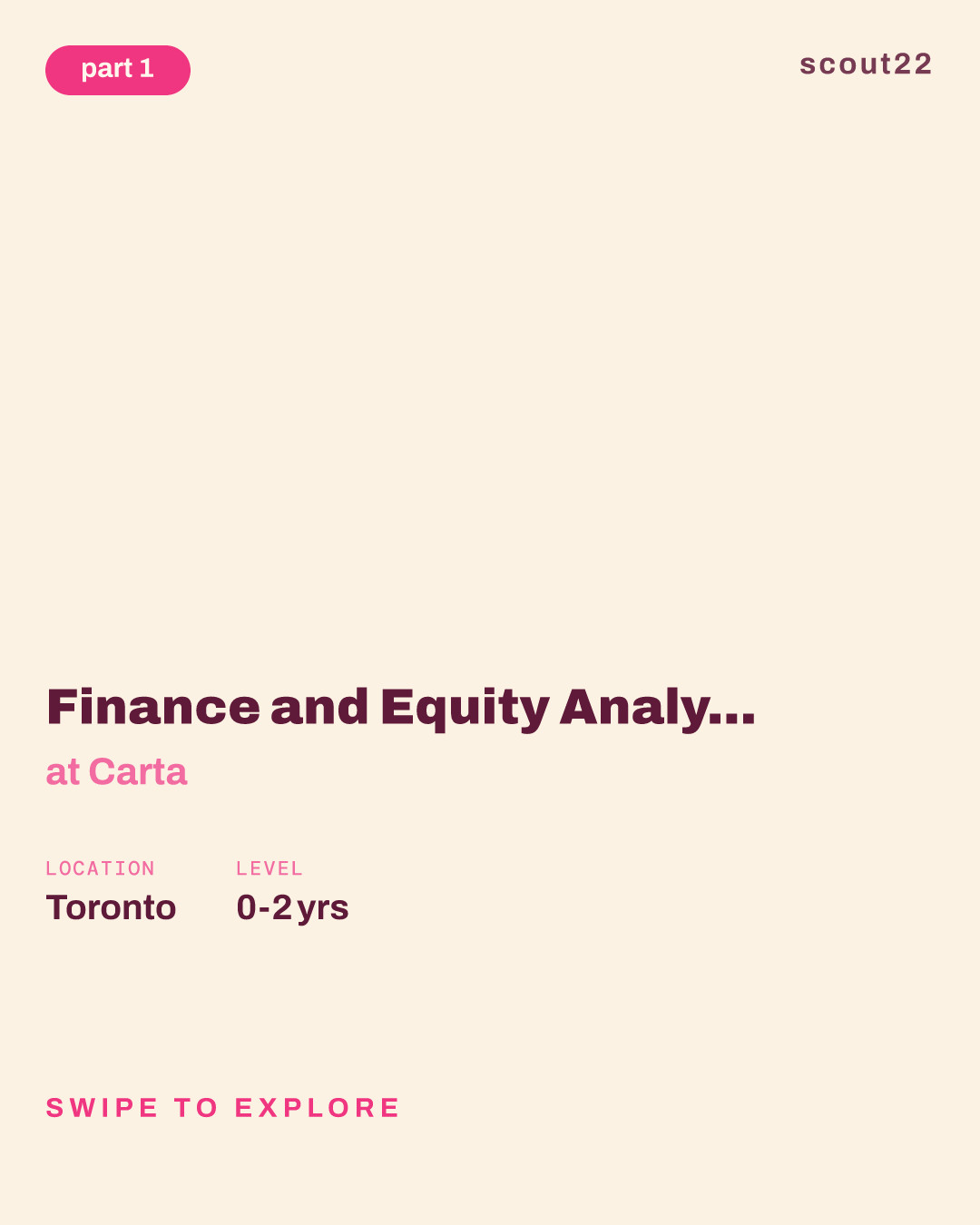 Finance and Equity Analyst - Rotational Program at Carta