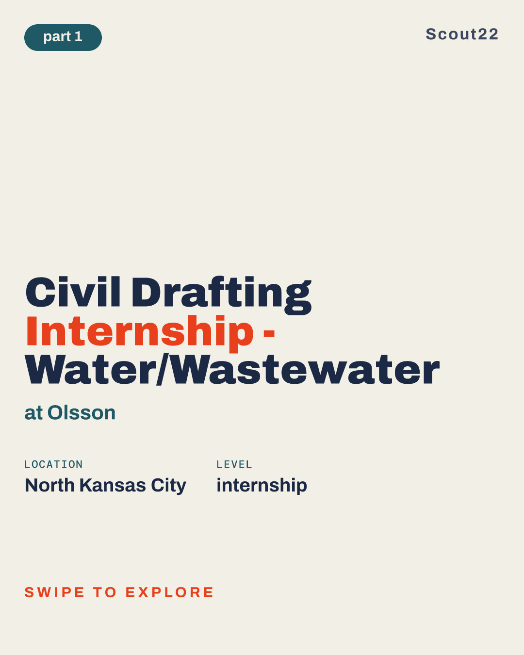 Civil Drafting Internship - Water/Wastewater at Olsson