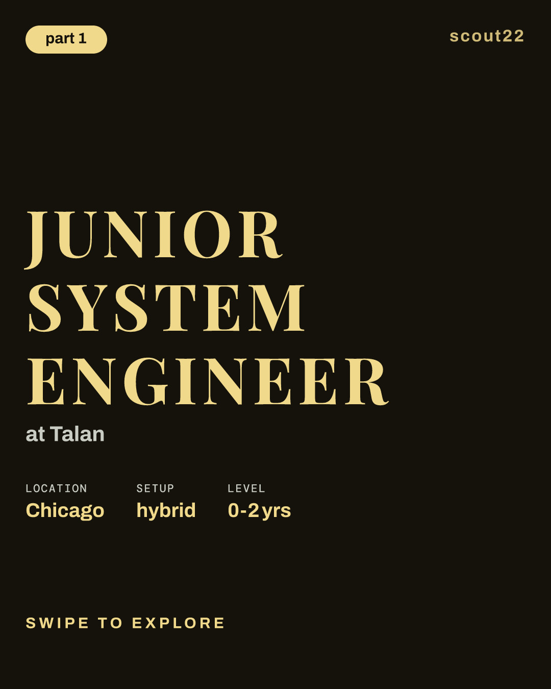 Junior System Engineer at Talan