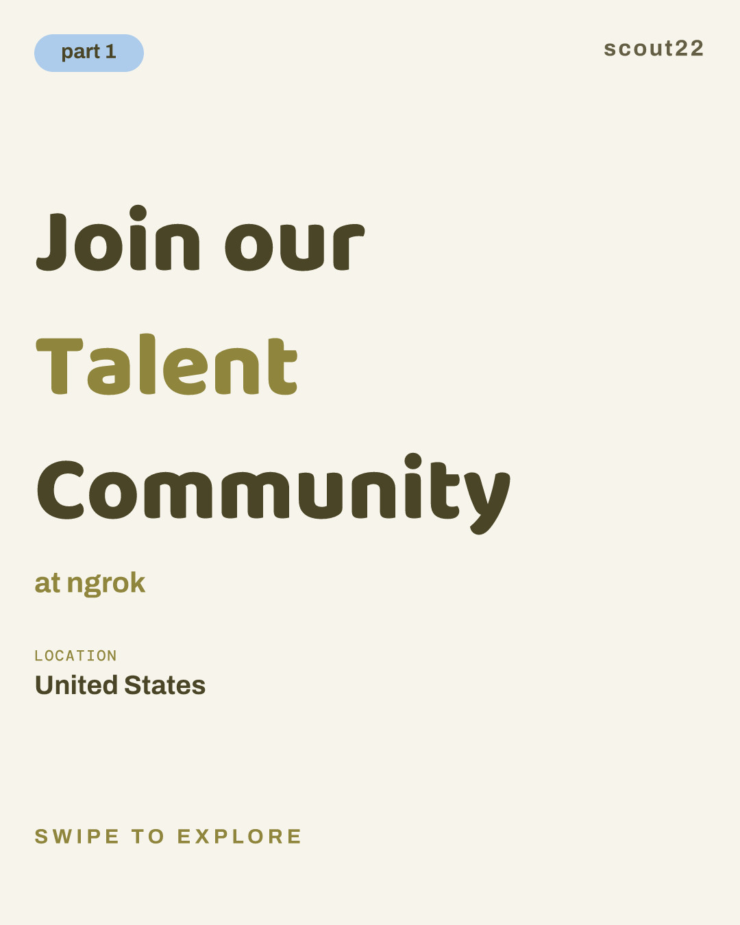 Join our Talent Community at ngrok