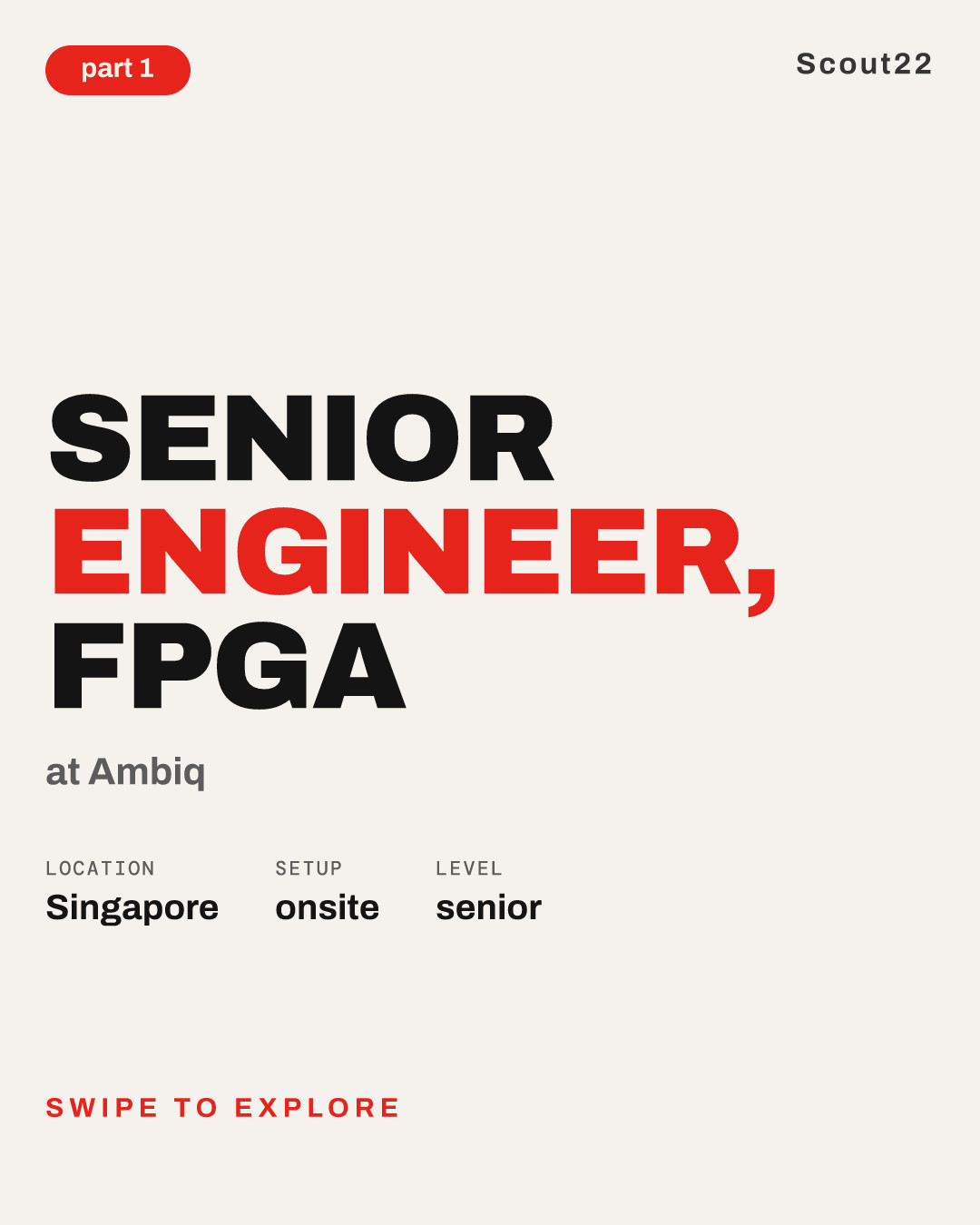 Senior Engineer, FPGA at Ambiq