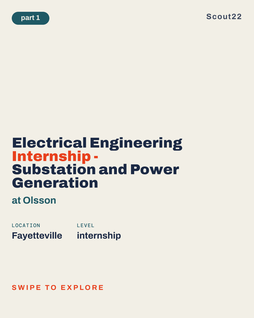 Electrical Engineering Internship - Substation and Power Generation at Olsson