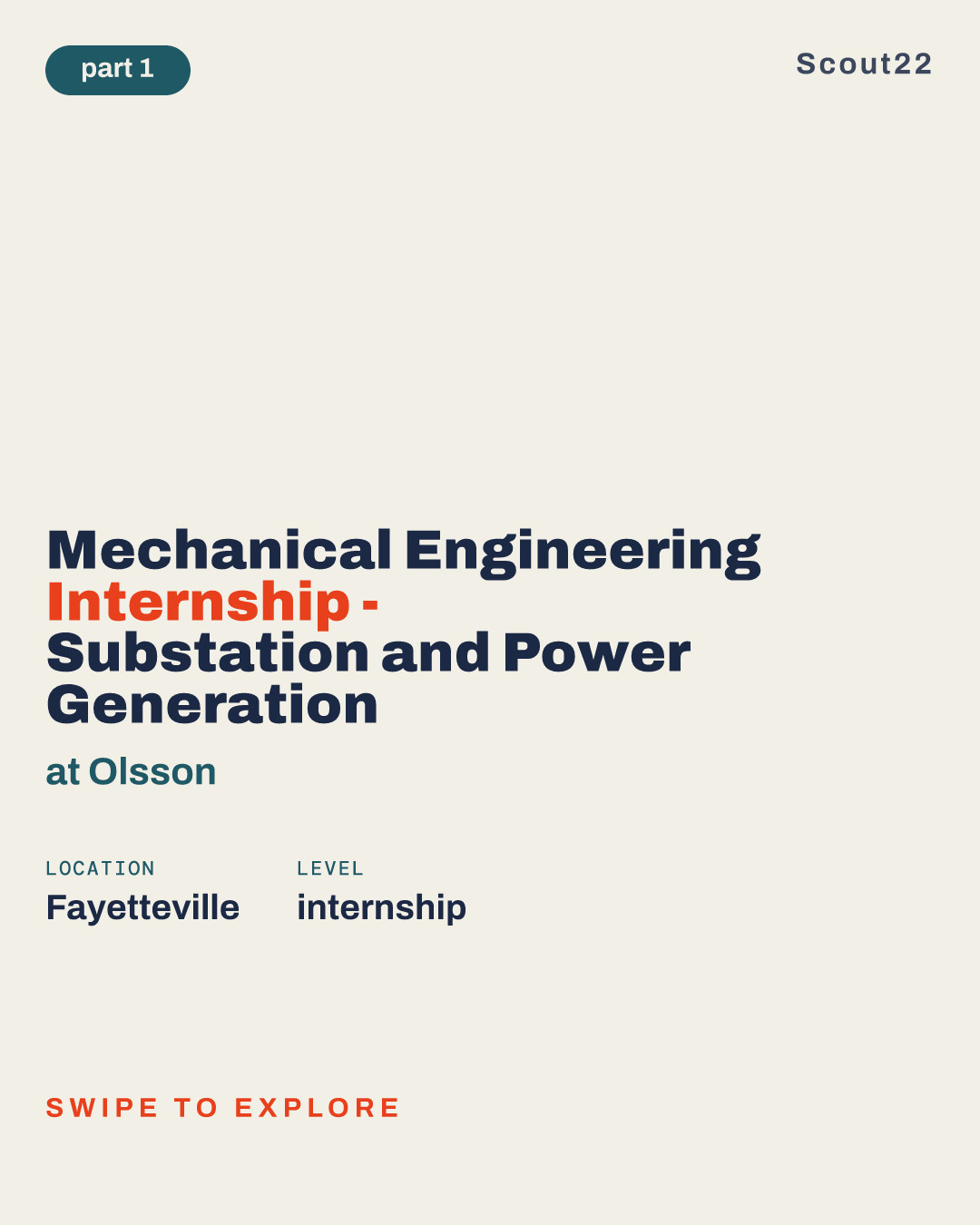 Mechanical Engineering Internship - Substation and Power Generation at Olsson