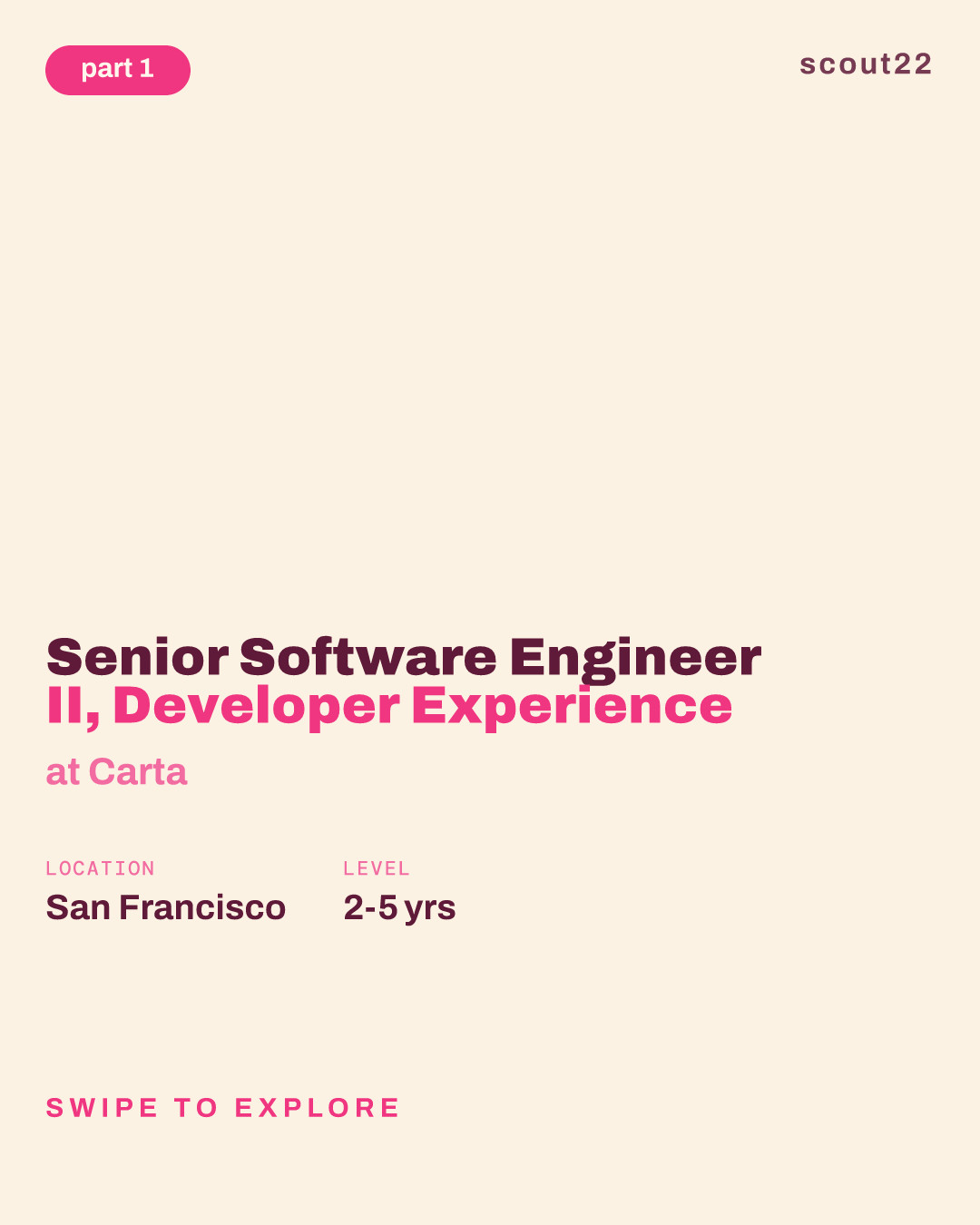 Senior Software Engineer II, Developer Experience at Carta