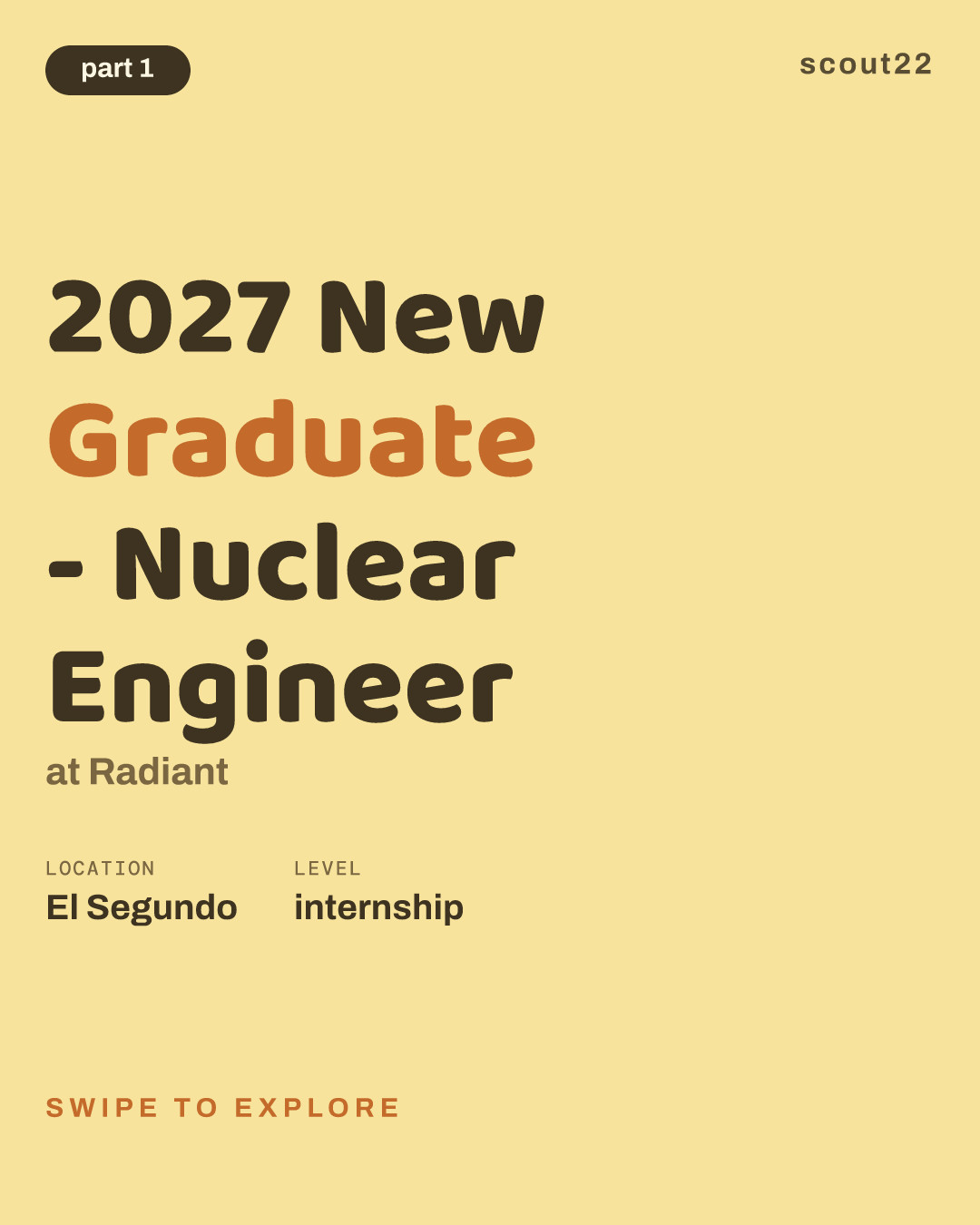 2027 New Graduate - Nuclear Engineer at Radiant