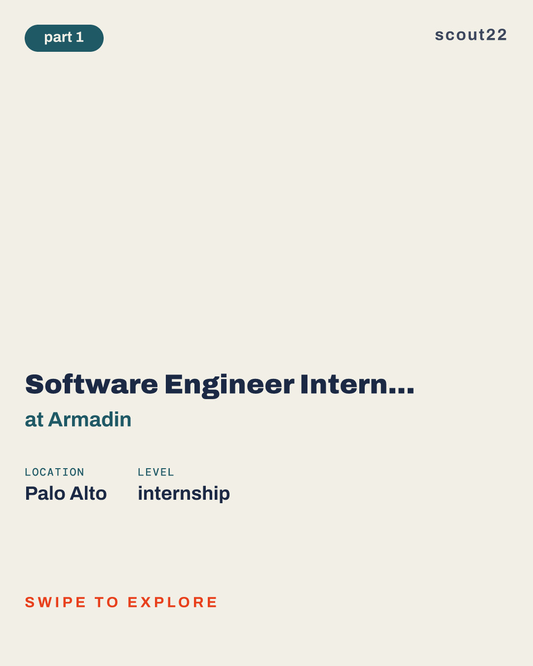 Software Engineer Internship, Agent Systems at Armadin
