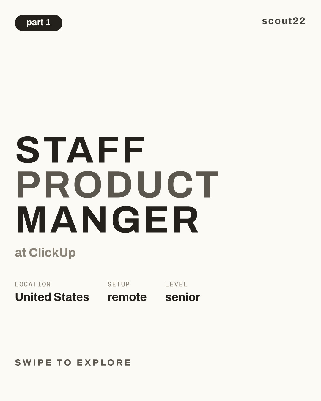 Staff Product Manger at ClickUp