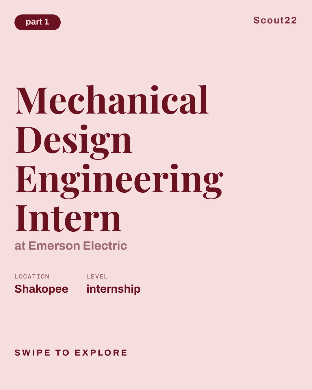 Mechanical Design Engineering Intern at Emerson Electric