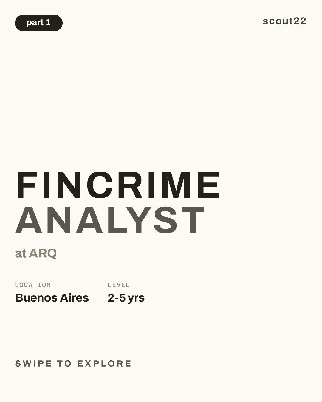FinCrime Analyst at ARQ