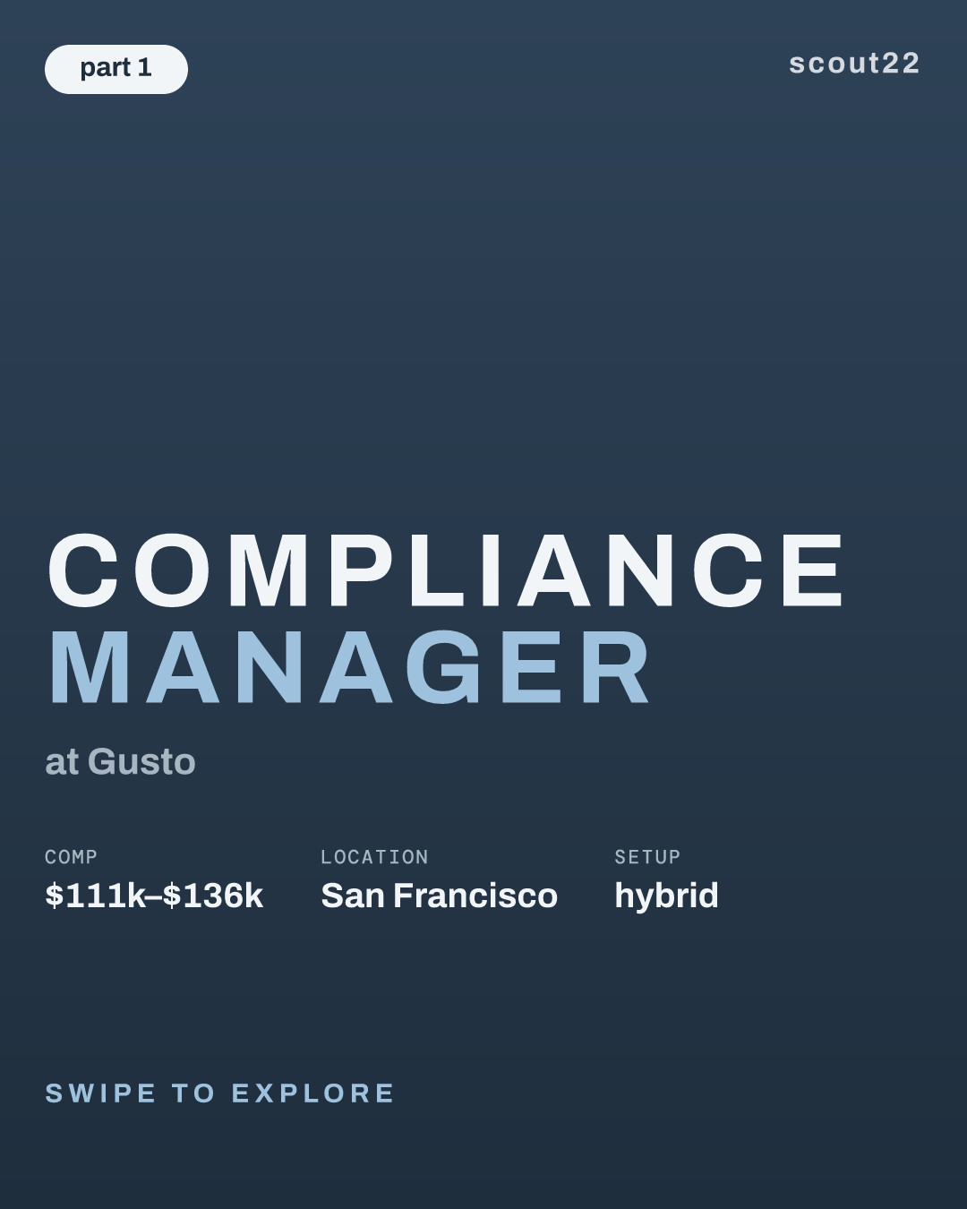 Compliance Manager at Gusto