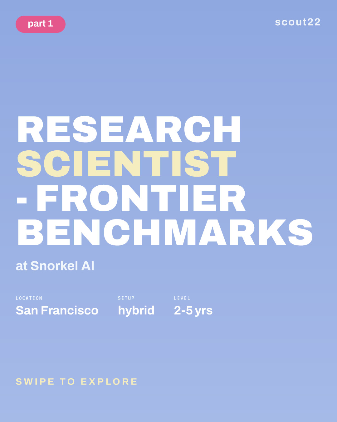 Research Scientist - Frontier Benchmarks at Snorkel AI