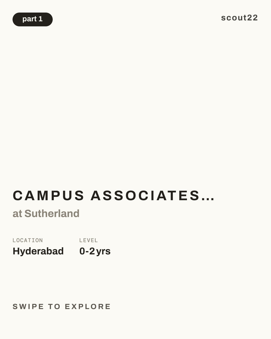Campus Associates - FY'27 - Hyderabad / Bengaluru at Sutherland