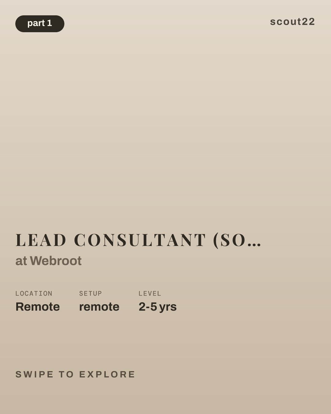 Lead Consultant (Solutions for the Public Sector) at Webroot