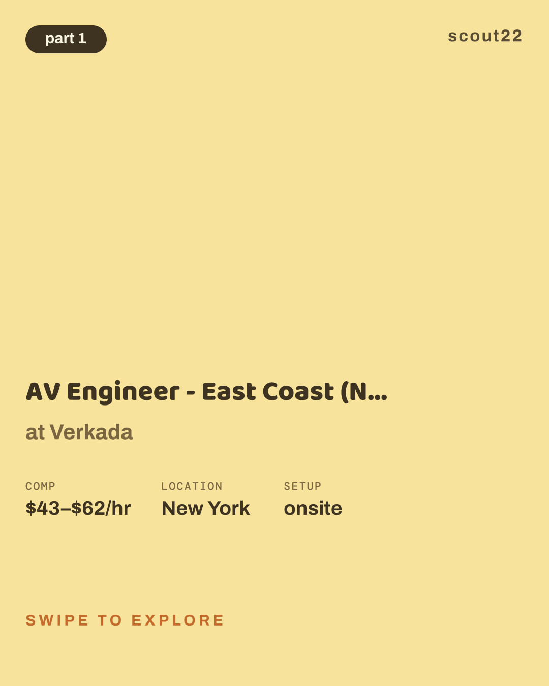 AV Engineer - East Coast (NYC) at Verkada