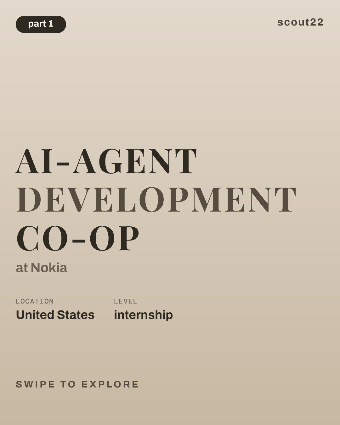 AI-Agent Development Co-op at Nokia