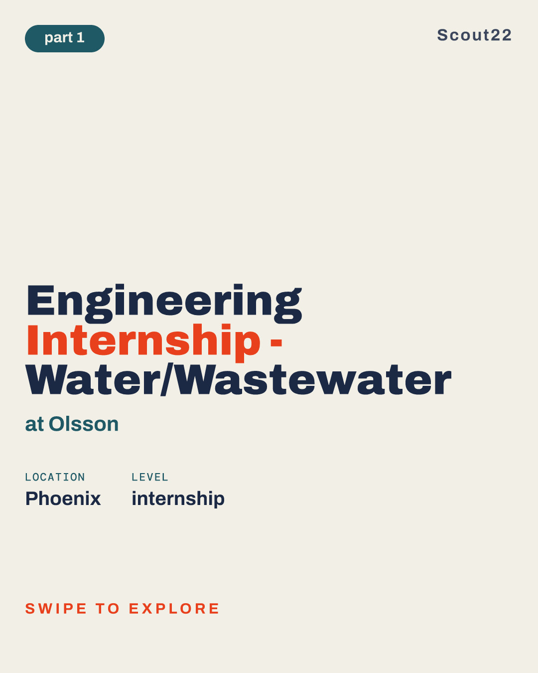 Engineering Internship - Water/Wastewater at Olsson