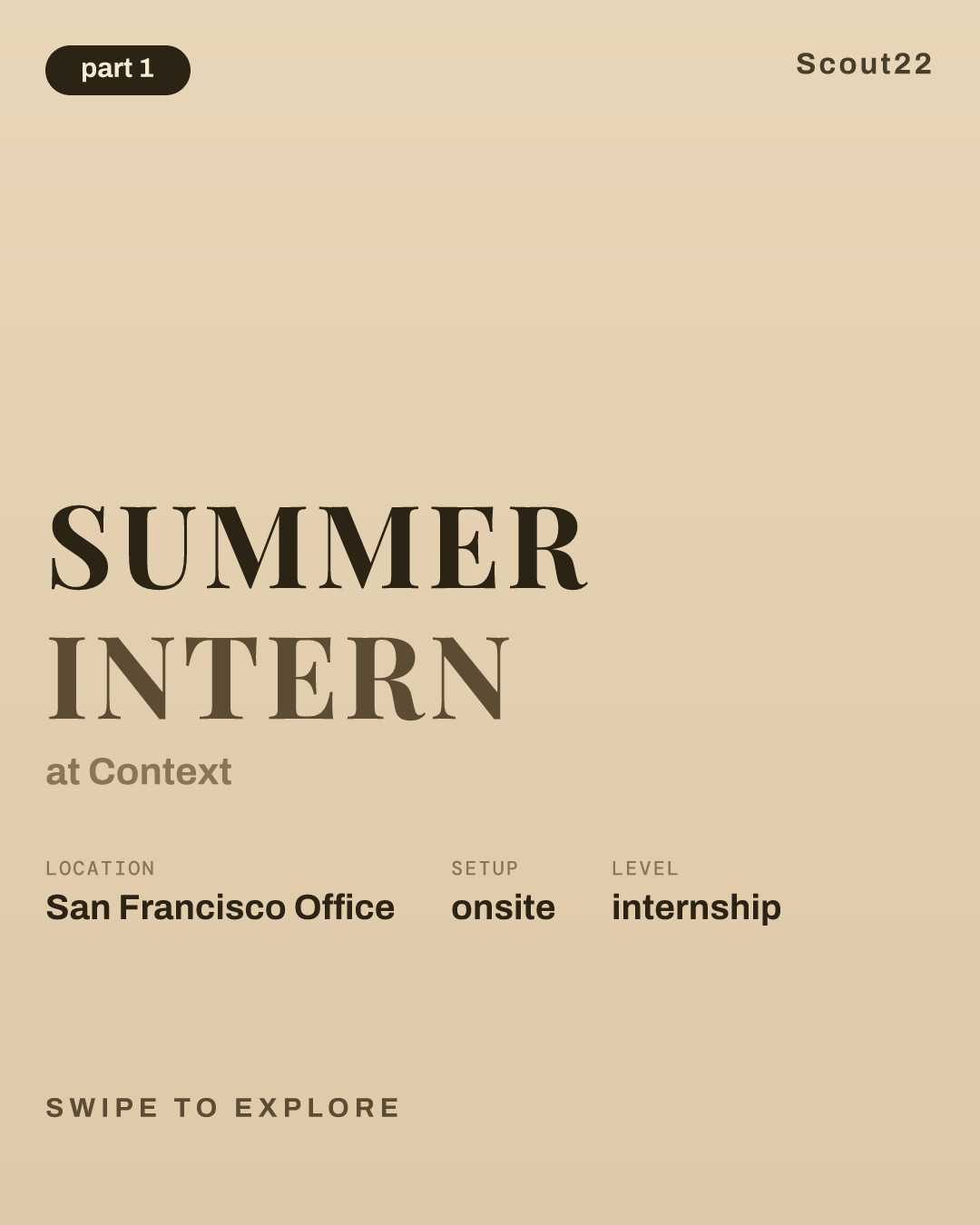 Summer Intern at Context