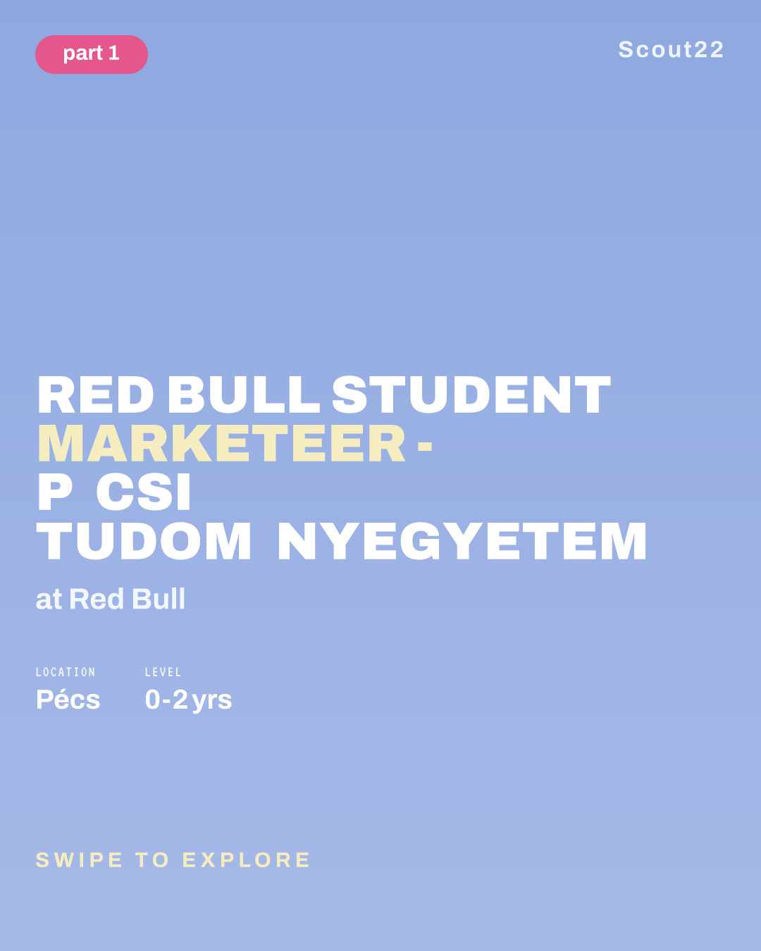 Red Bull Student Marketeer - Pécsi Tudományegyetem at Red Bull