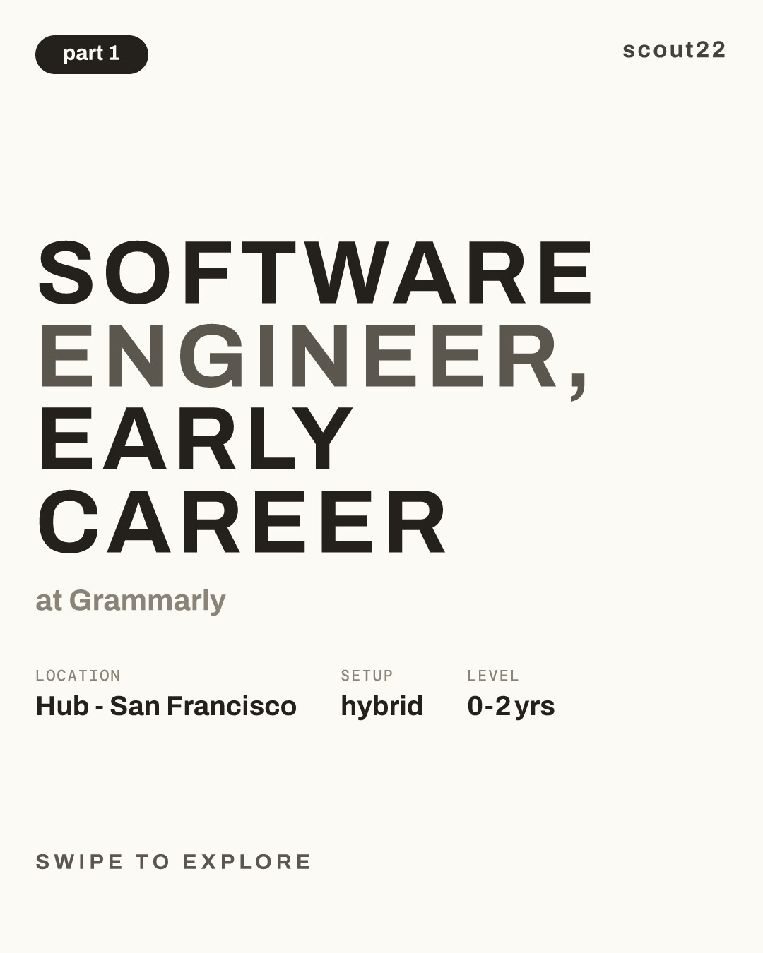 Software Engineer, Early Career at Grammarly