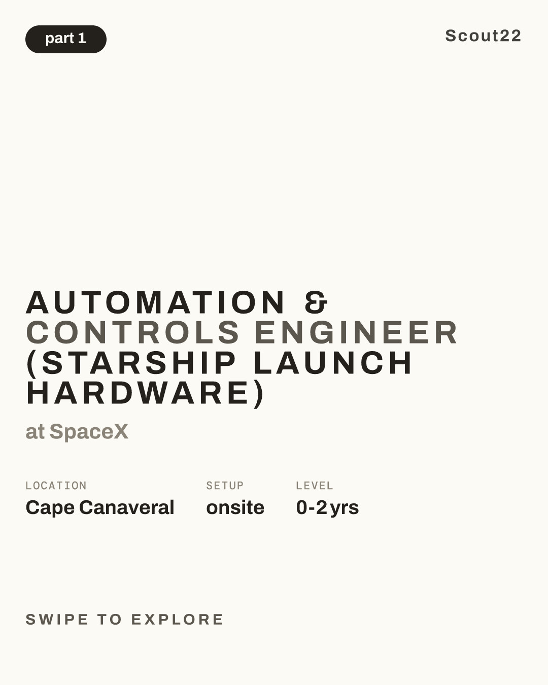 Automation & Controls Engineer (Starship Launch Hardware) at SpaceX