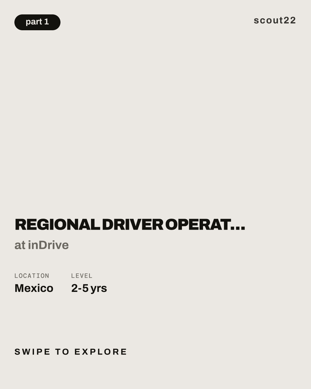 Regional Driver Operations Project Manager at inDrive
