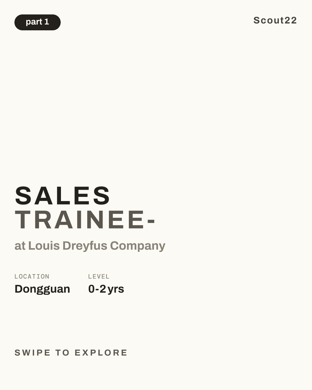 Sales Trainee-销售培训生 at Louis Dreyfus Company