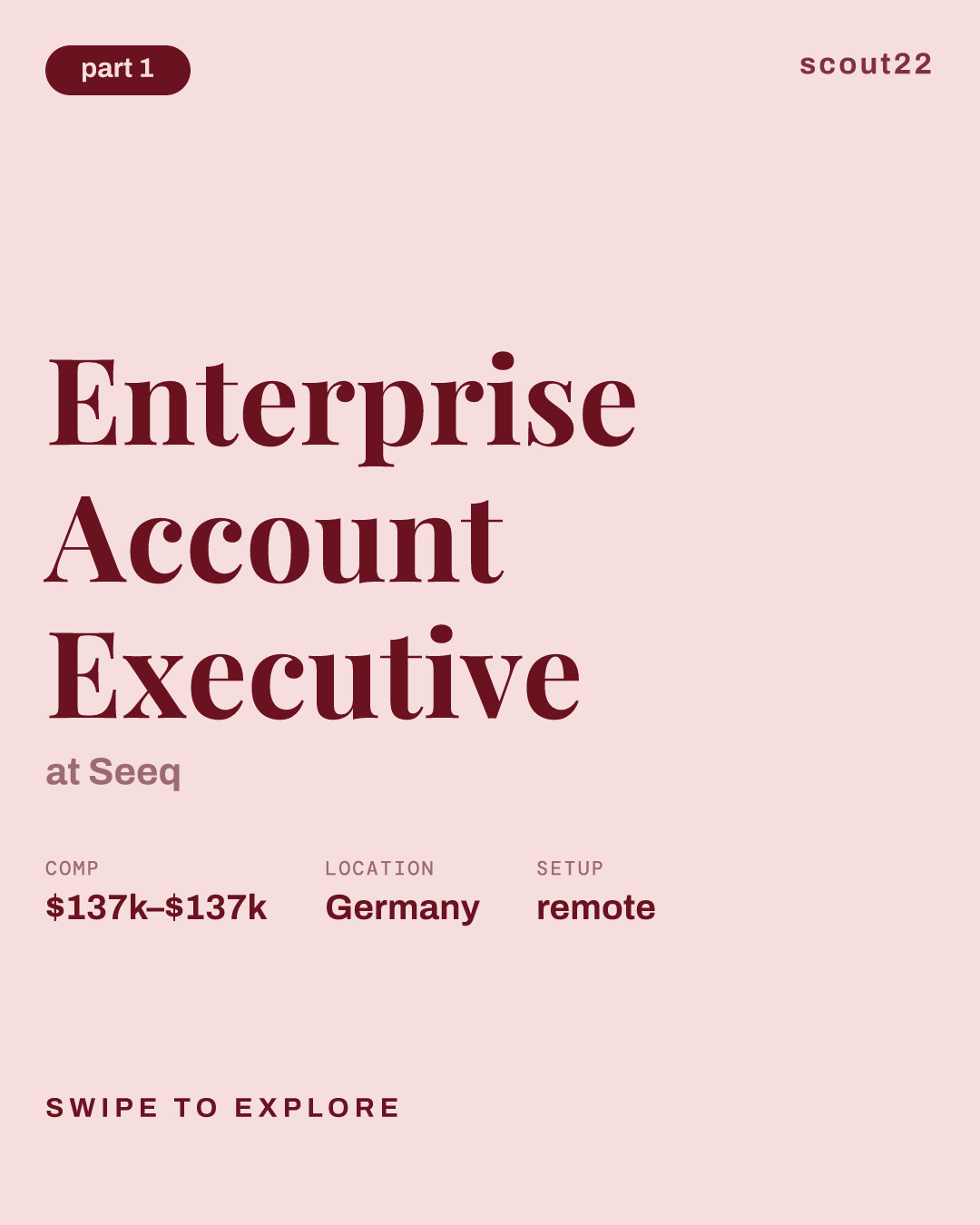 Enterprise Account Executive at Seeq