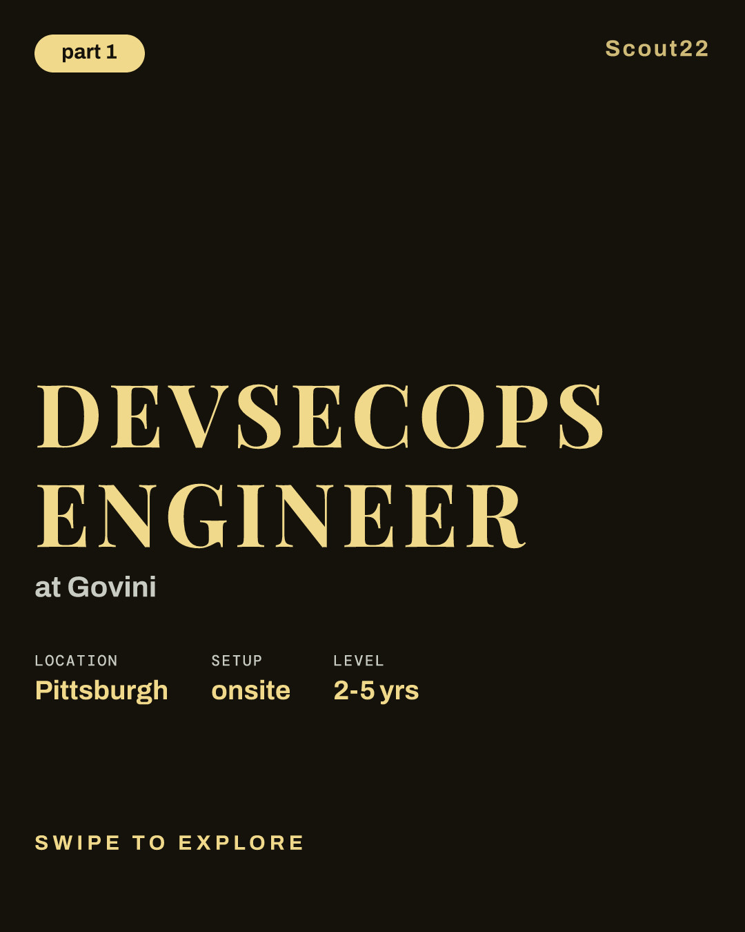 DevSecOps Engineer at Govini