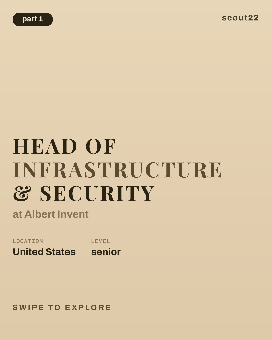 Head of Infrastructure & Security at Albert Invent
