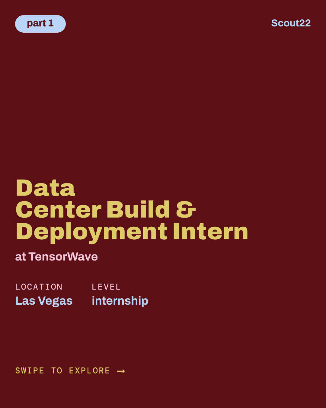 Data Center Build & Deployment Intern at TensorWave