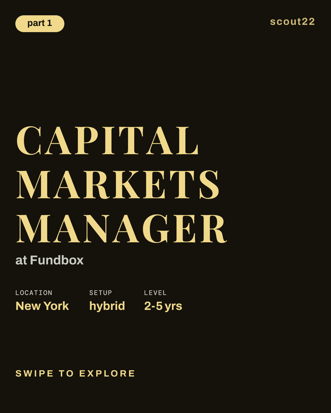 Capital Markets Manager at Fundbox