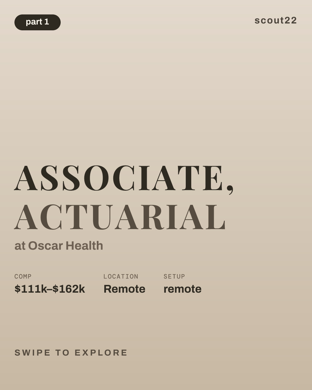 Associate, Actuarial at Oscar Health