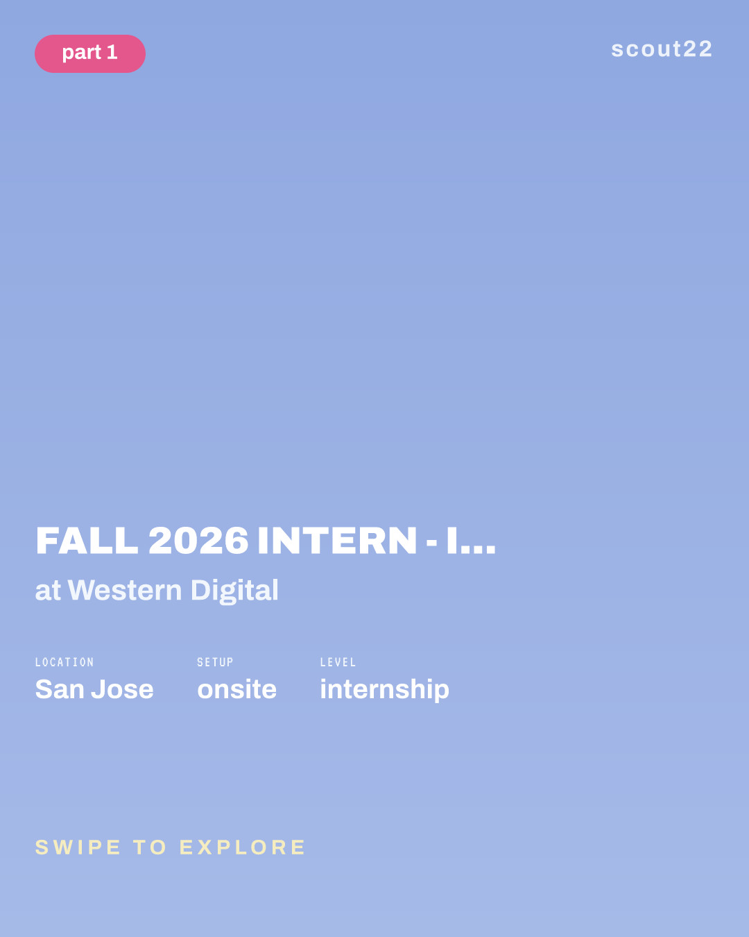 Fall 2026 Intern - IT Wafer Systems Automation at Western Digital