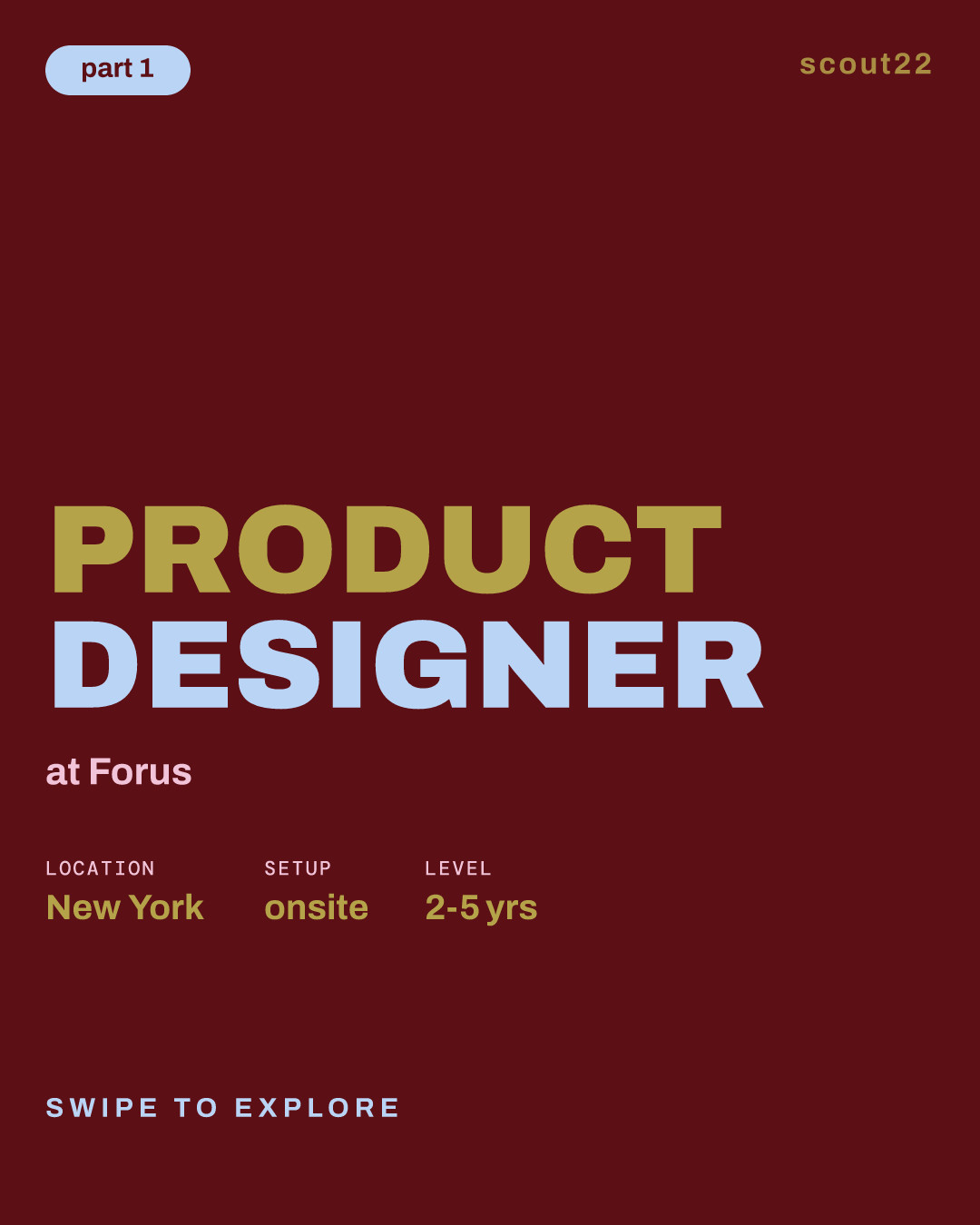 Product Designer at Forus