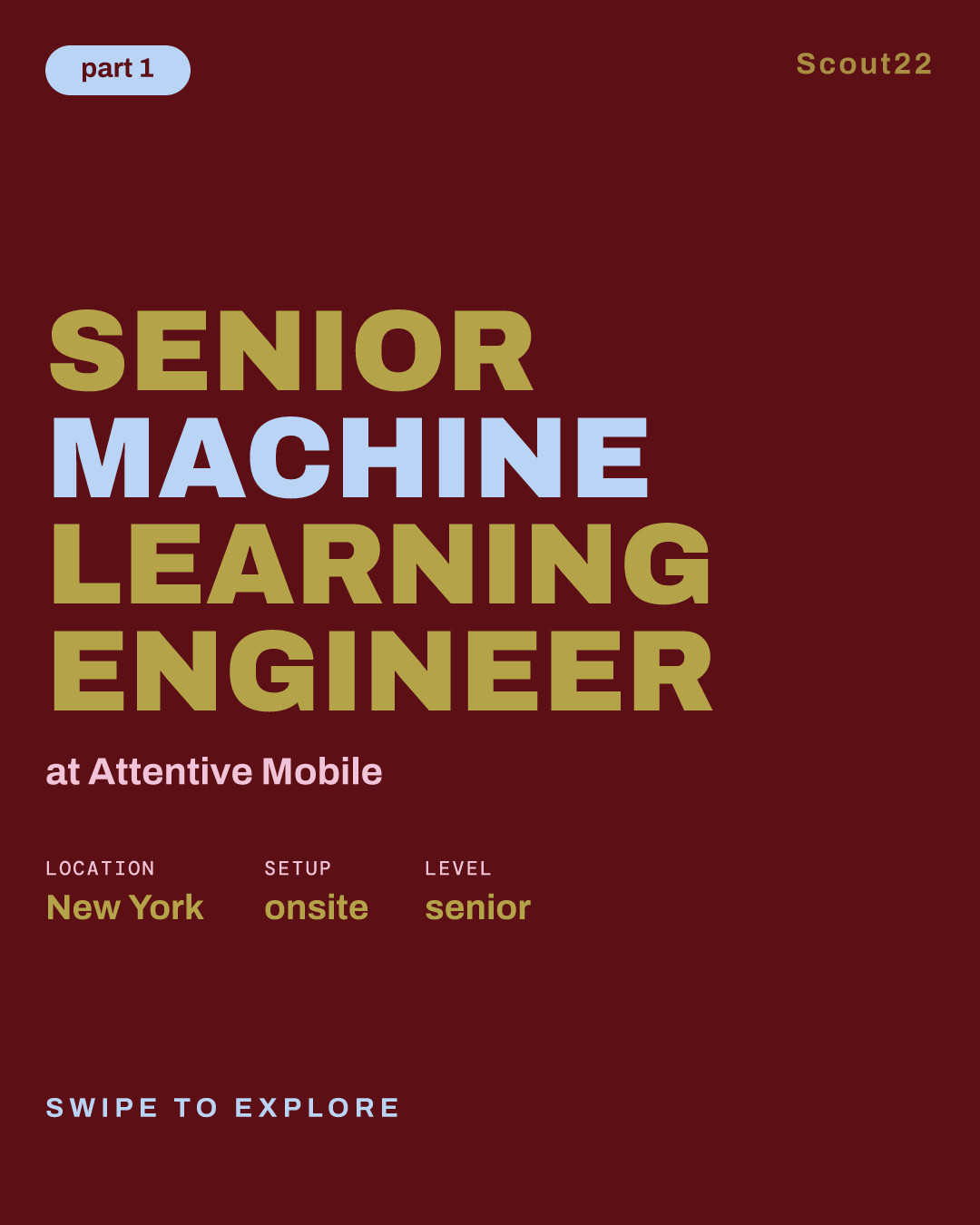 Senior Machine Learning Engineer at Attentive Mobile