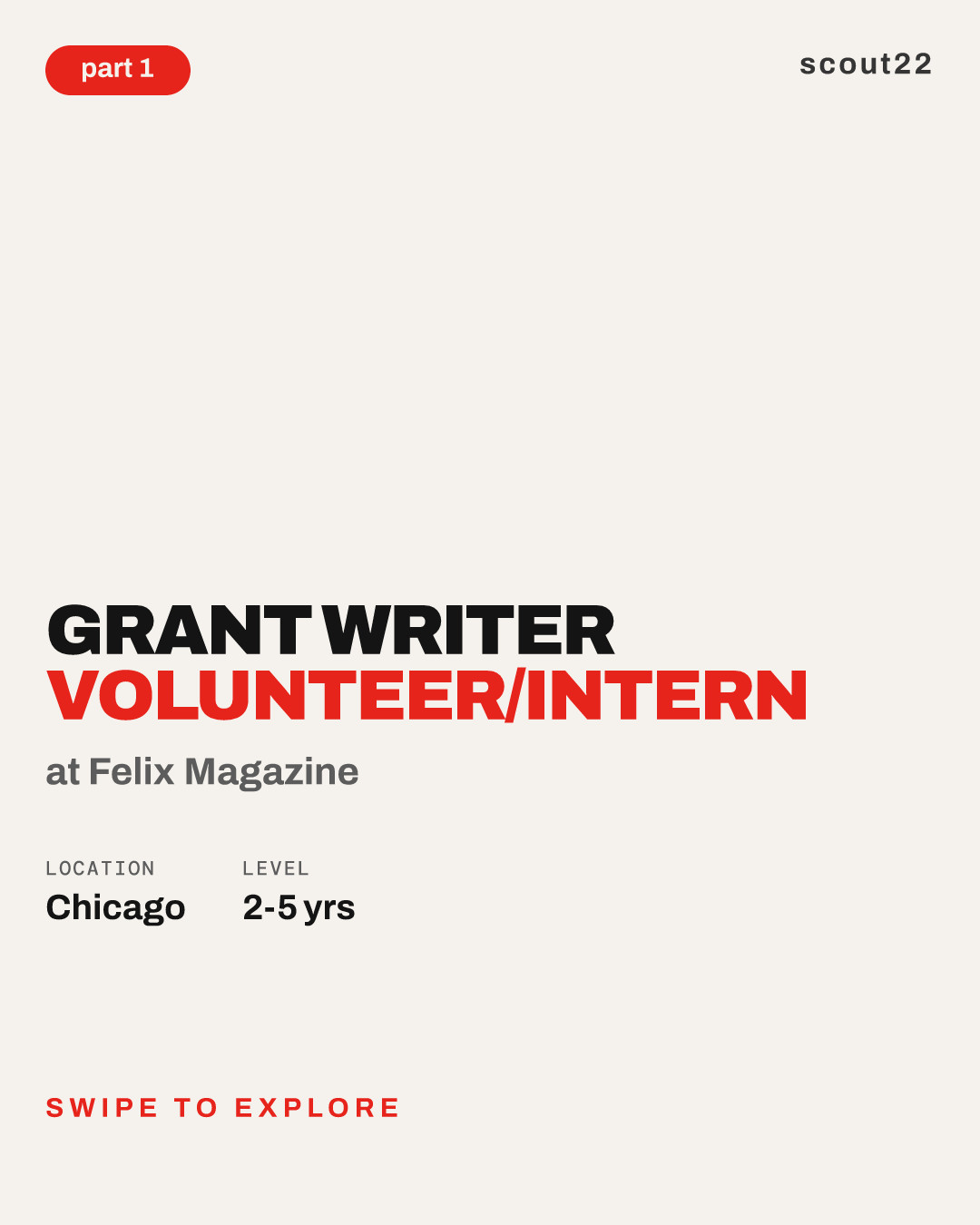 Grant Writer Volunteer/Intern at Felix Magazine