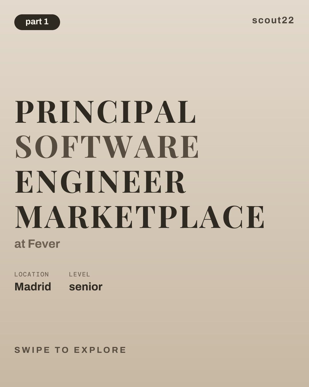 Principal Software Engineer Marketplace at Fever